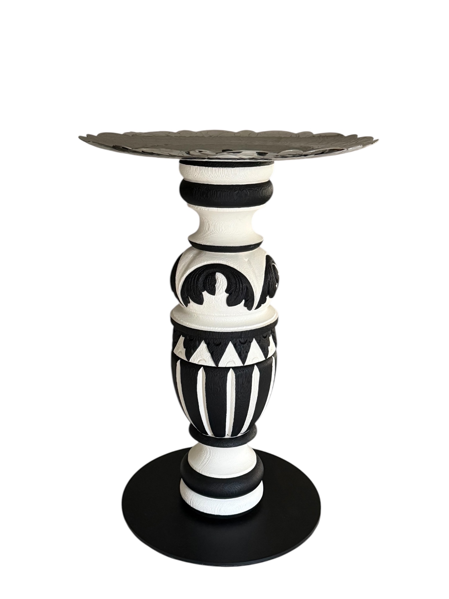 Product Arabesque plateau sur pied inox