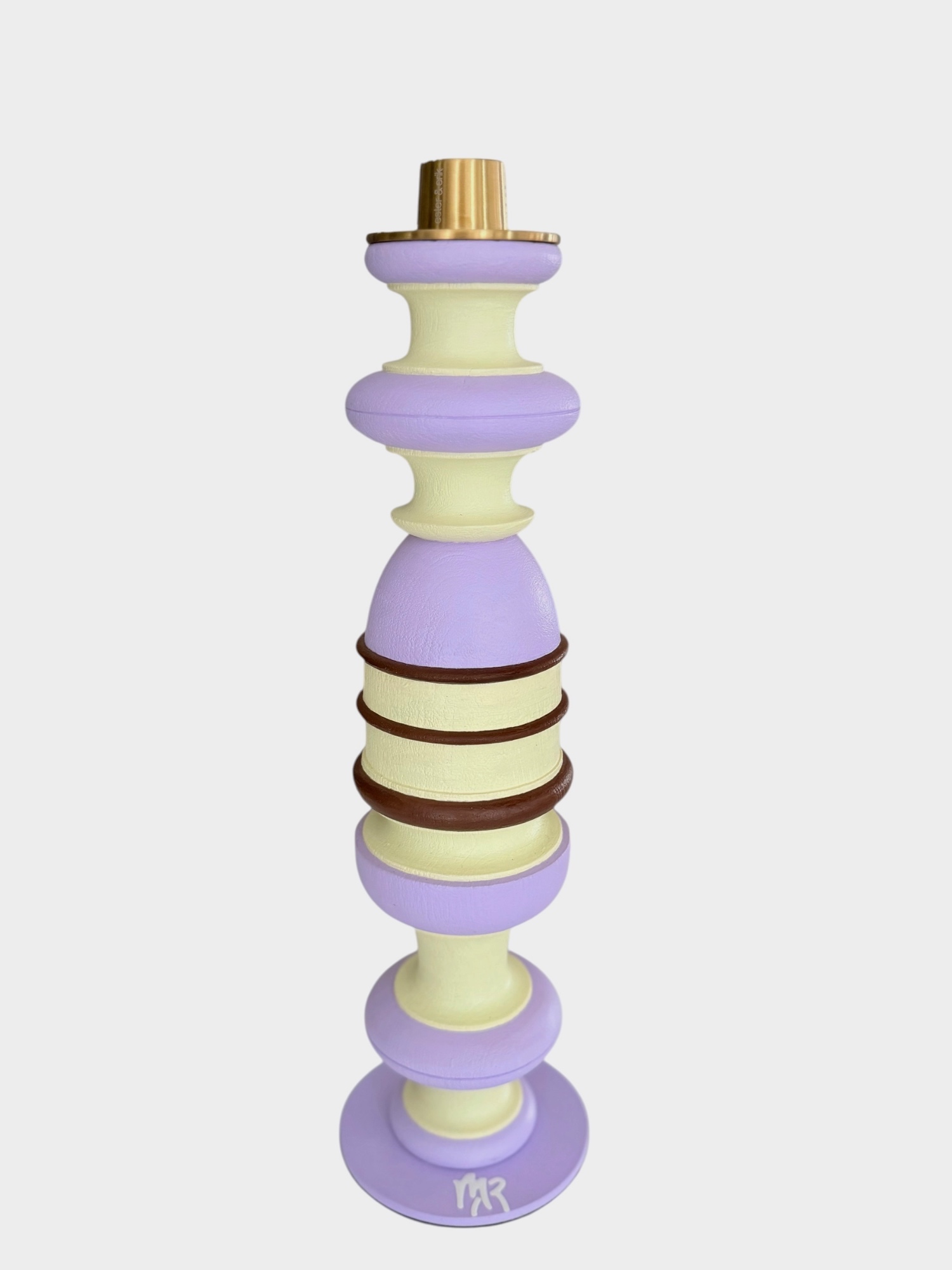 Product Saveurs pastel Bougeoir parme
