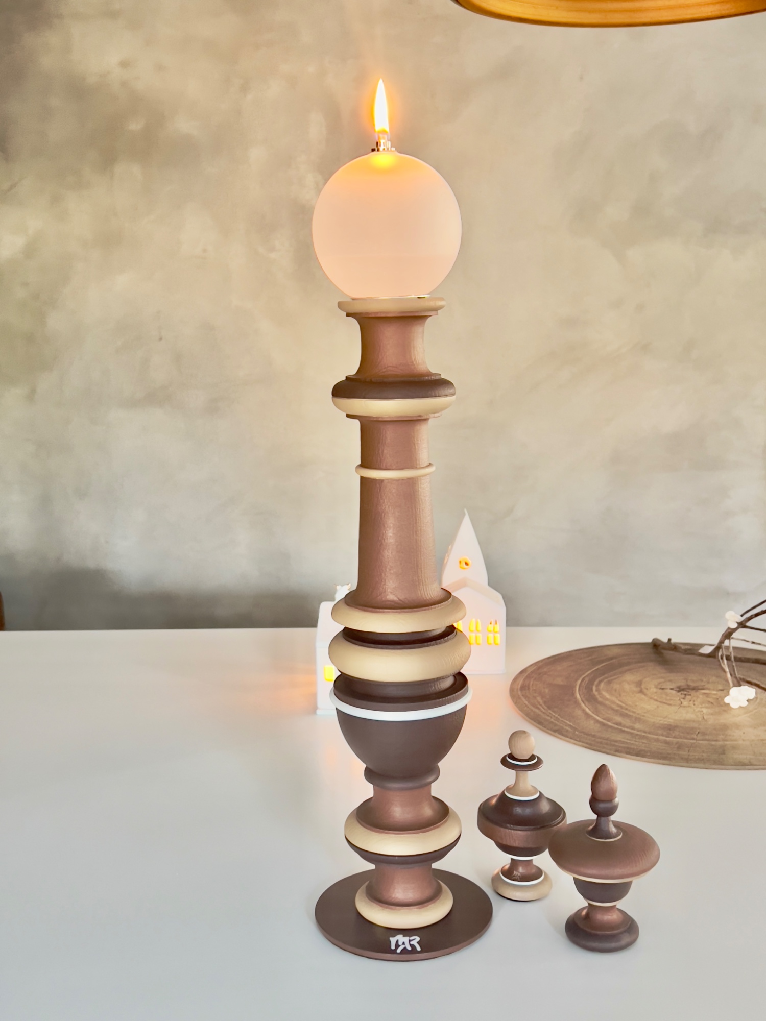 Product Trait blanc et ses 2 turlupets